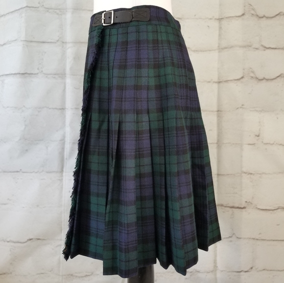 McCarthy 18 Black Watch Tartan Plaid Uniform Skirt - Picture 5 of 11